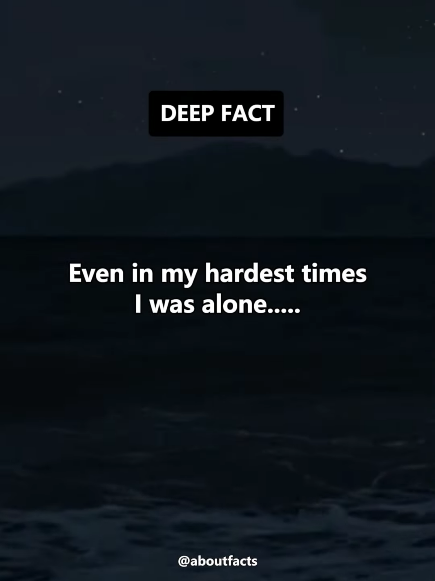 Even in my hardest times I was alone...🙂 #psychologyfacts #deepfact #heart #viralfact #foru #memories #childhood #shorts #heart broken 💔💔 