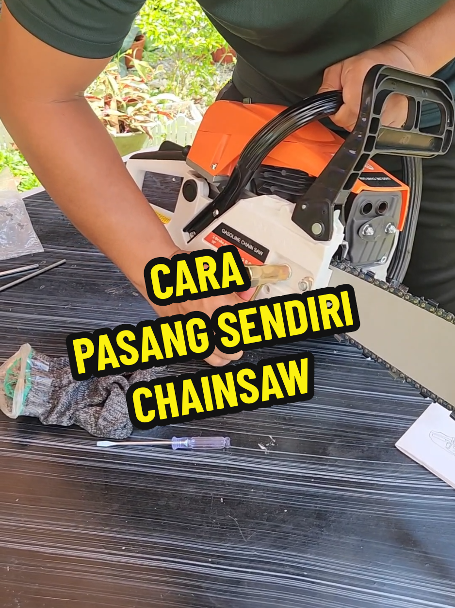 Replying to @samuelclackson  Tutorial cara pasang sendiri Chainsaw 20 inch #chainsawtahanlasak #chainsawminyak #chainsawpotongpokok #chainsawpetrol #chainsawpotongdahan #chainsaw20inch #chainsaw20inchgasoline 