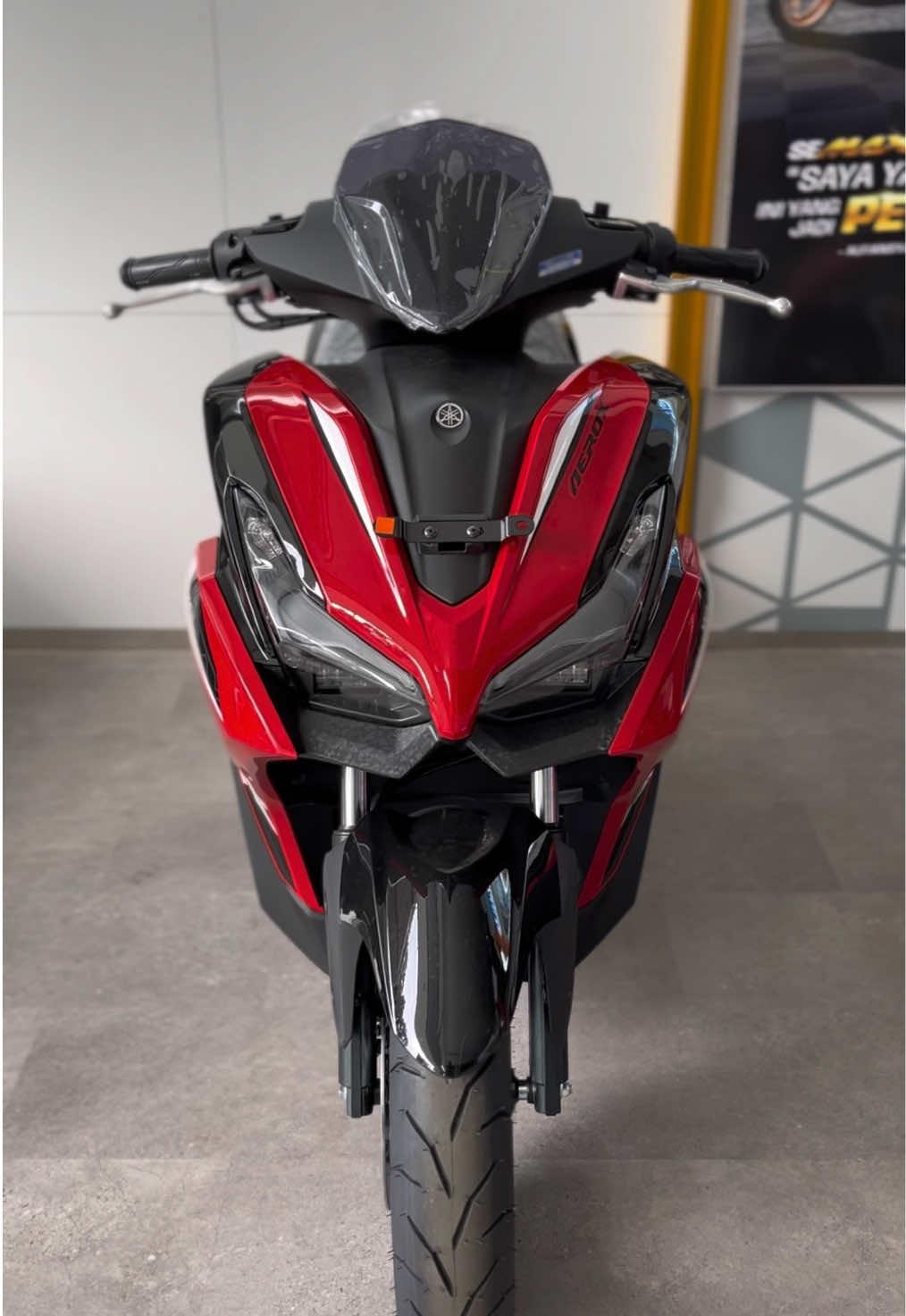 Yamaha Aerox Alpha Standar Version - Merah 2025, Yang Belum Punya Semoga Cepat Terwujud. Amien #yamaha #aerox #aeroxalpha 