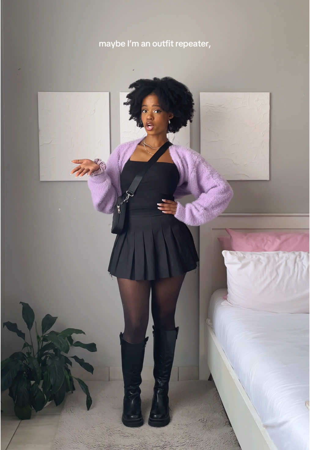 hii! outfit repeater here🙋🏾‍♀️ best believe I’m not buying something unless I can style it multiple different ways😌✨ . . . . . . . . . . . . . . . . . . . . . . . . . . . . . . . . . . . . . . . . . . . . . . . . . . . . . . #fashion #fashiontiktok #fashioninspo #outfitinspo #outfits #ootdinspo 