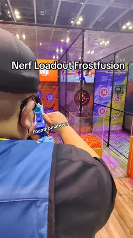 The #Nerf Loadout Frostfusion! Bolt action, front loading, and modular components like a stock, ammo holder, and sight. @Nerf  #nerfnation #nerfblaster #toyfairlife #toyfair