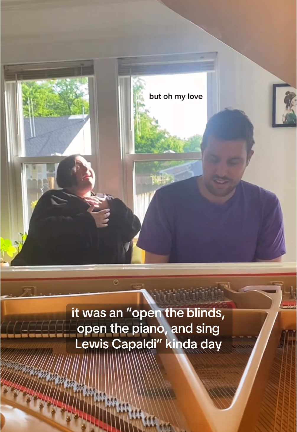 “wish you the best” - @Lewis Capaldi #sing #singing #cover #couple #piano 