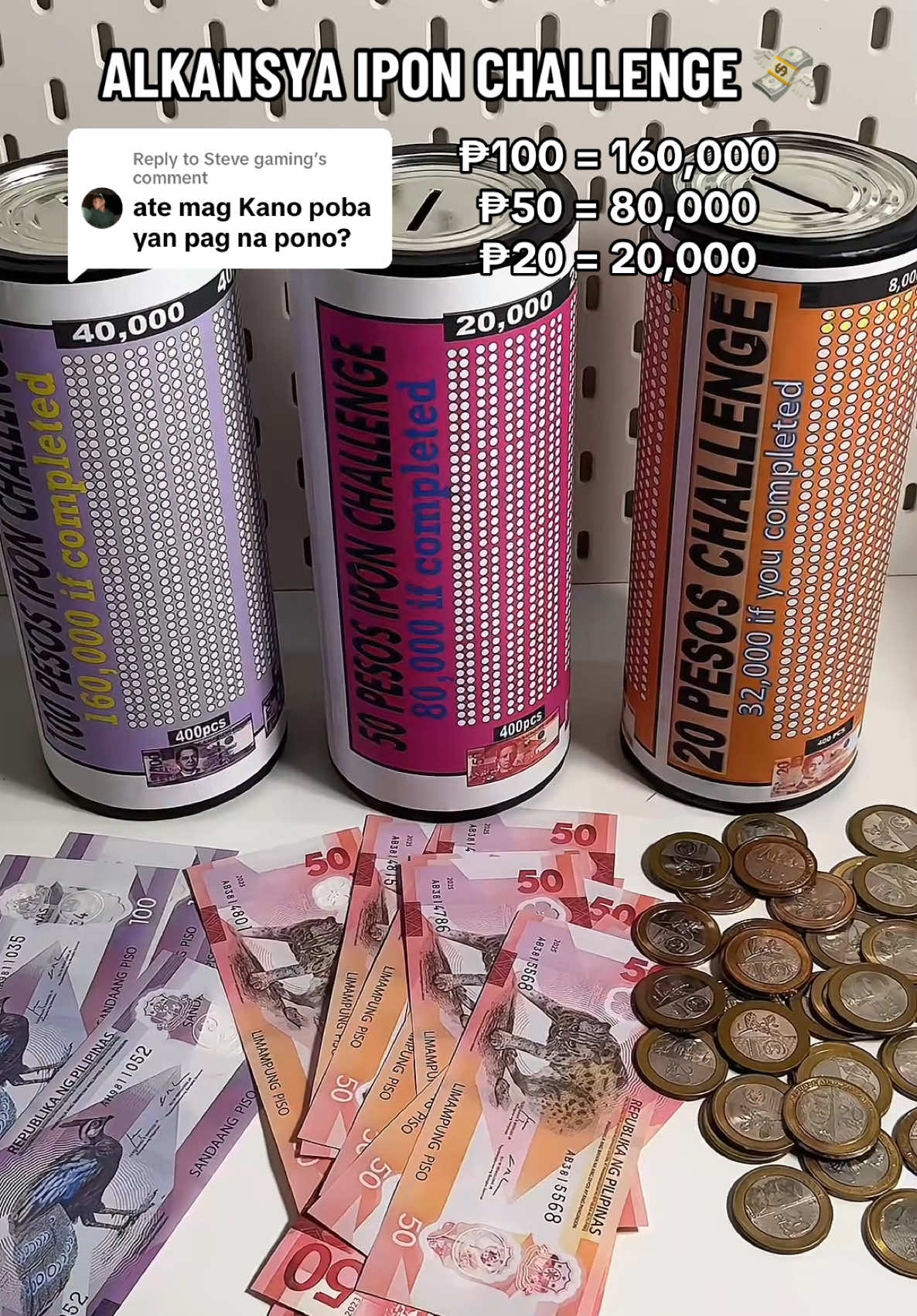 Replying to @Steve gaming Alkansya ipon challenge 2025 💸 #alkansyachallenge #iponchallenge #ipon #alkansya 