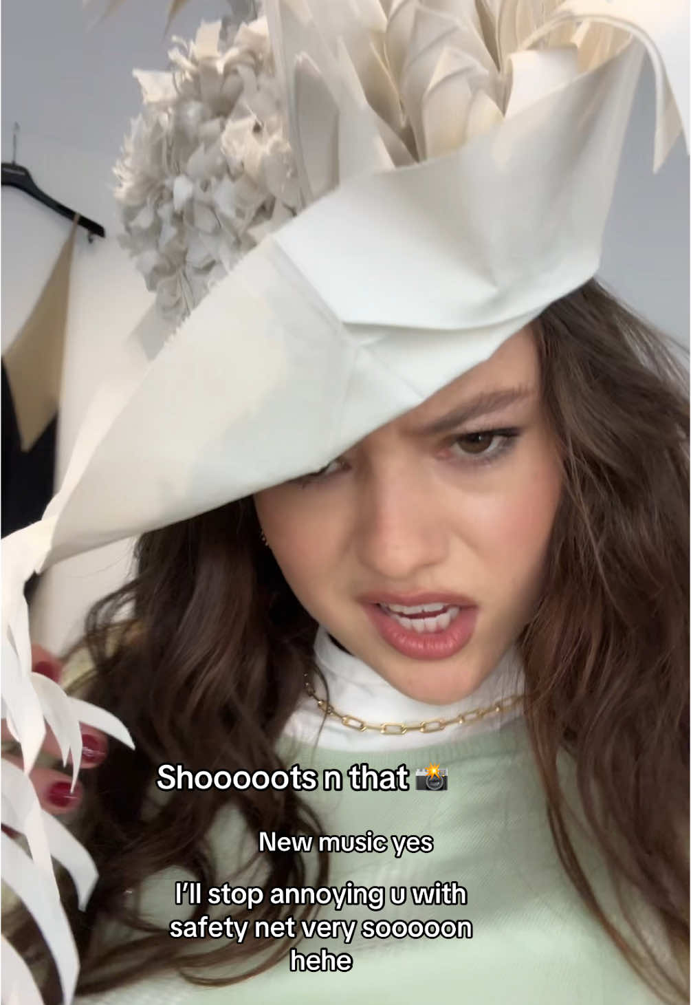 I think I broke the hat… oops #newmusic #iscoming #dontgetmad 