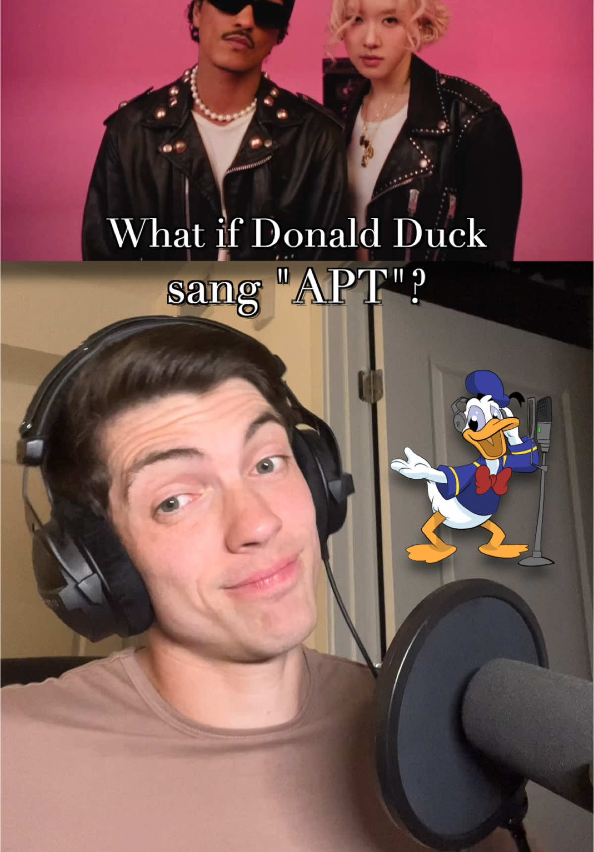 Donald Duck attempts singing “APT” #donaldduck #disney #singer #apt