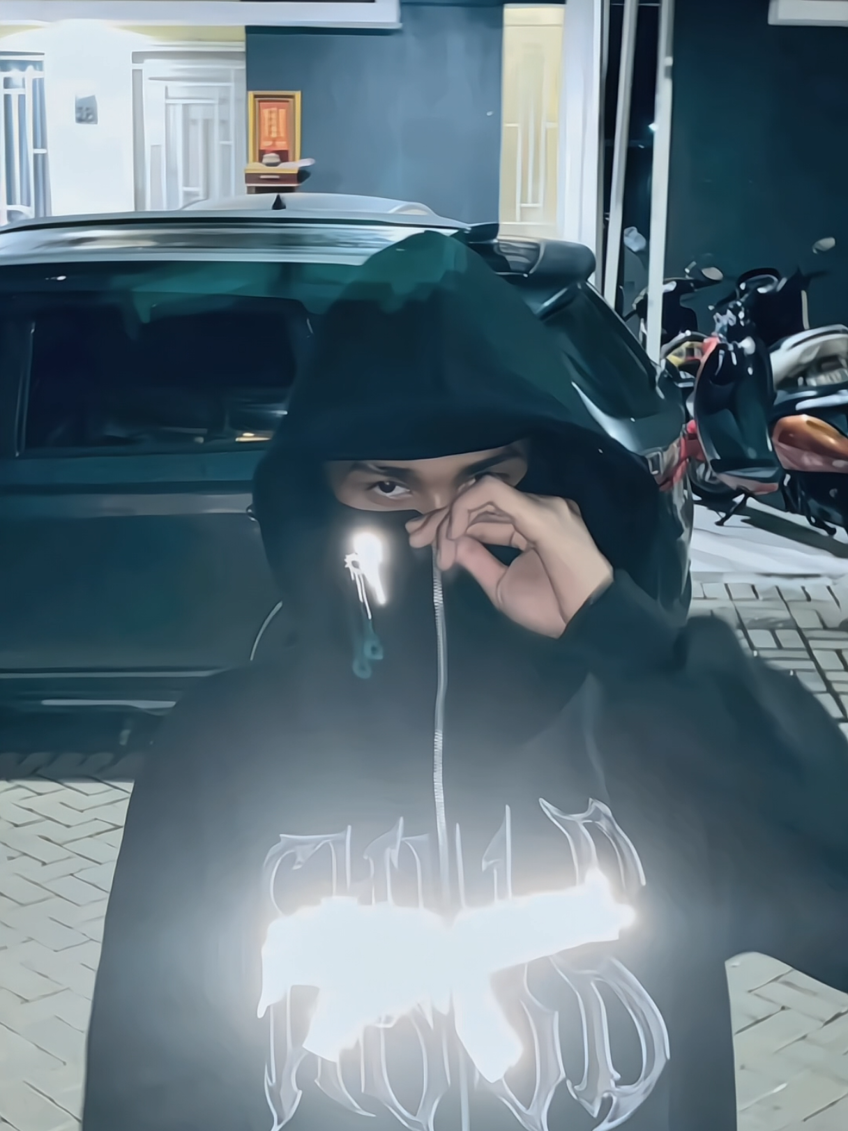anak sebaik gw dituduh maling gara gara pake Childhood Hoodie Balaclava Zipper Reflektif Sablon Nyala Frenemy Jaket Boxy Hitam Pria Wanita #jaket #hoodie #murah #ini #outfitideas #keren