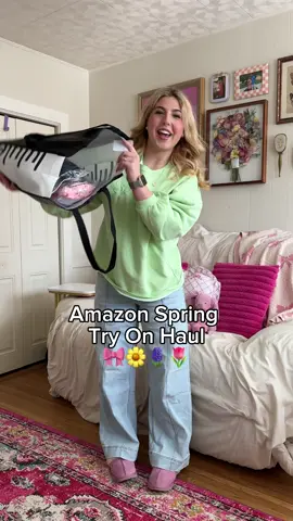 Which piece is your favorite? 🎀🐇🩵 #amazon #amazonhaul #springfashion #tryonhaul #spring #clothinghaul