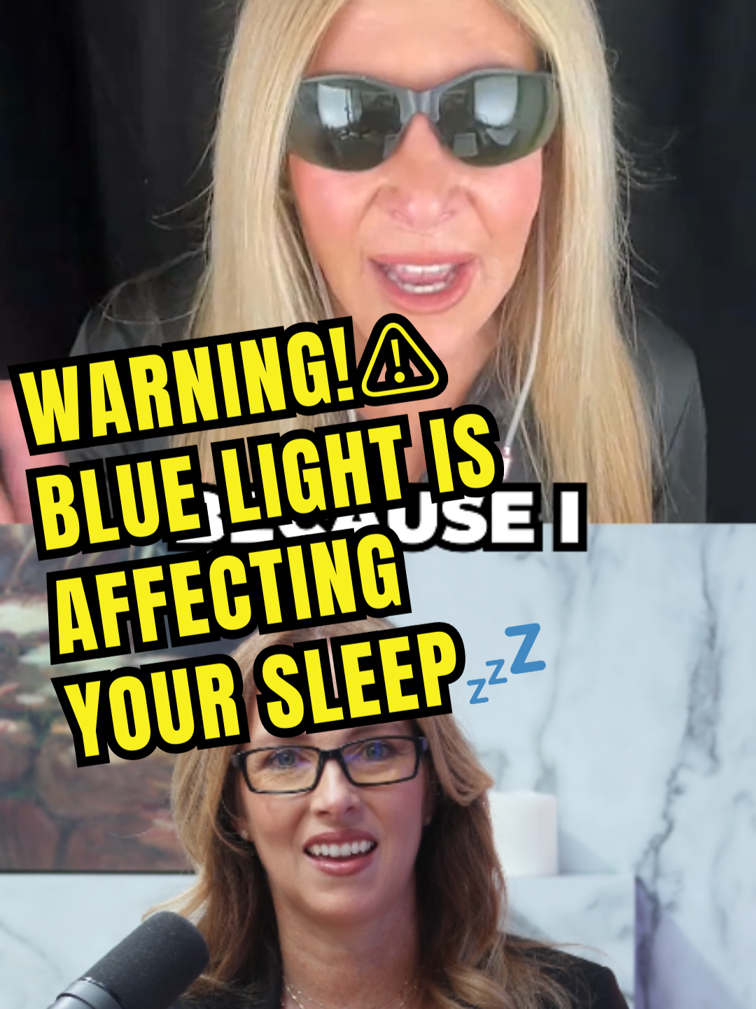 WARNING!⚠️ Blue Light Is Affecting Your Sleep Join Dr. Janine and August Brice in this podcast episode discussing eye health, blue light, and how it can affect melatonin production. Tune in for valuable insights! #bluelight #eyehealth
