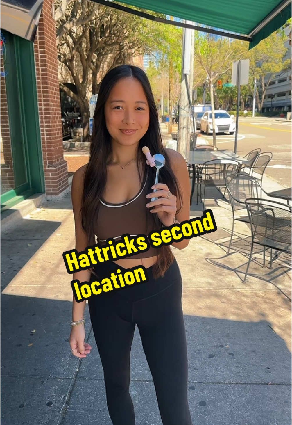 Answering questions about our new location!  #tampa #florida #tampaflorida #bar #tavern #hattricks #wings #happyhour #secondlocation #restaurant #server #waitress 