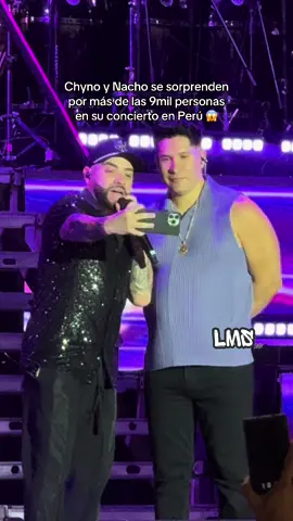 SOLD OUT ⚠️ Chyno y Nacho quedaron sorprendidos al recibir a más de 9mil personas durante su concierto en Lima, Perú 🫶🏻🩵 #LMS #LaMusica #Musica #parati #fyp 