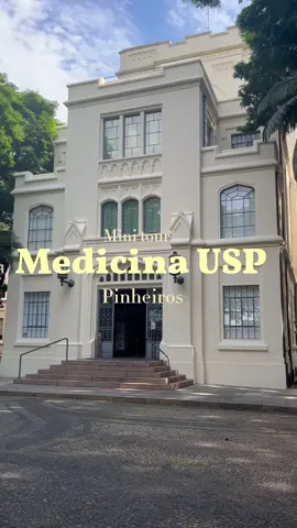 Mini tour pelo campus da med pinheiors #usp #faculdade #medicina #minivlog 