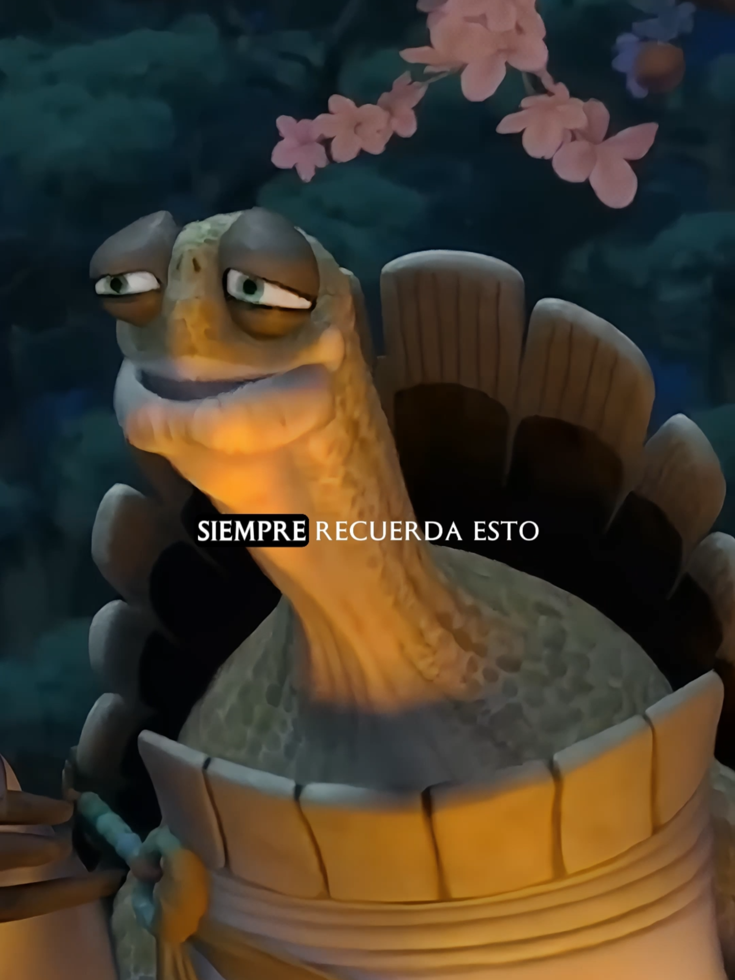🌟Oogway: Vive el presente, el único instante real. 🐢 #KungFuPanda #Mindfulness #Ahora #Presente #Reflexiones