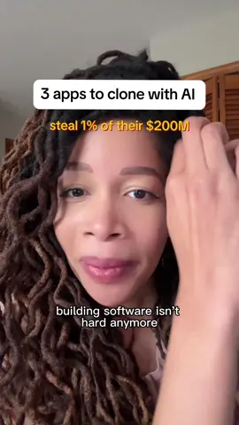 SaaS side hustle: These three apps are super easy to clone using AI coding tools. #saassidehustle #saas #solodev #codewithai #buildinpublic #creatorsearchinsights 