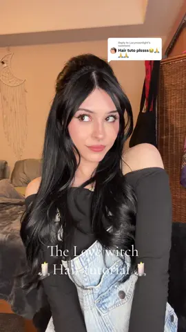 Replying to @Lucymoonlight Hair tutorial for my Elaine look I did in October. Sorry I took FOREVER I hope this helps ❤️🗡️🕯️#thelovewitch #hairtutorial 