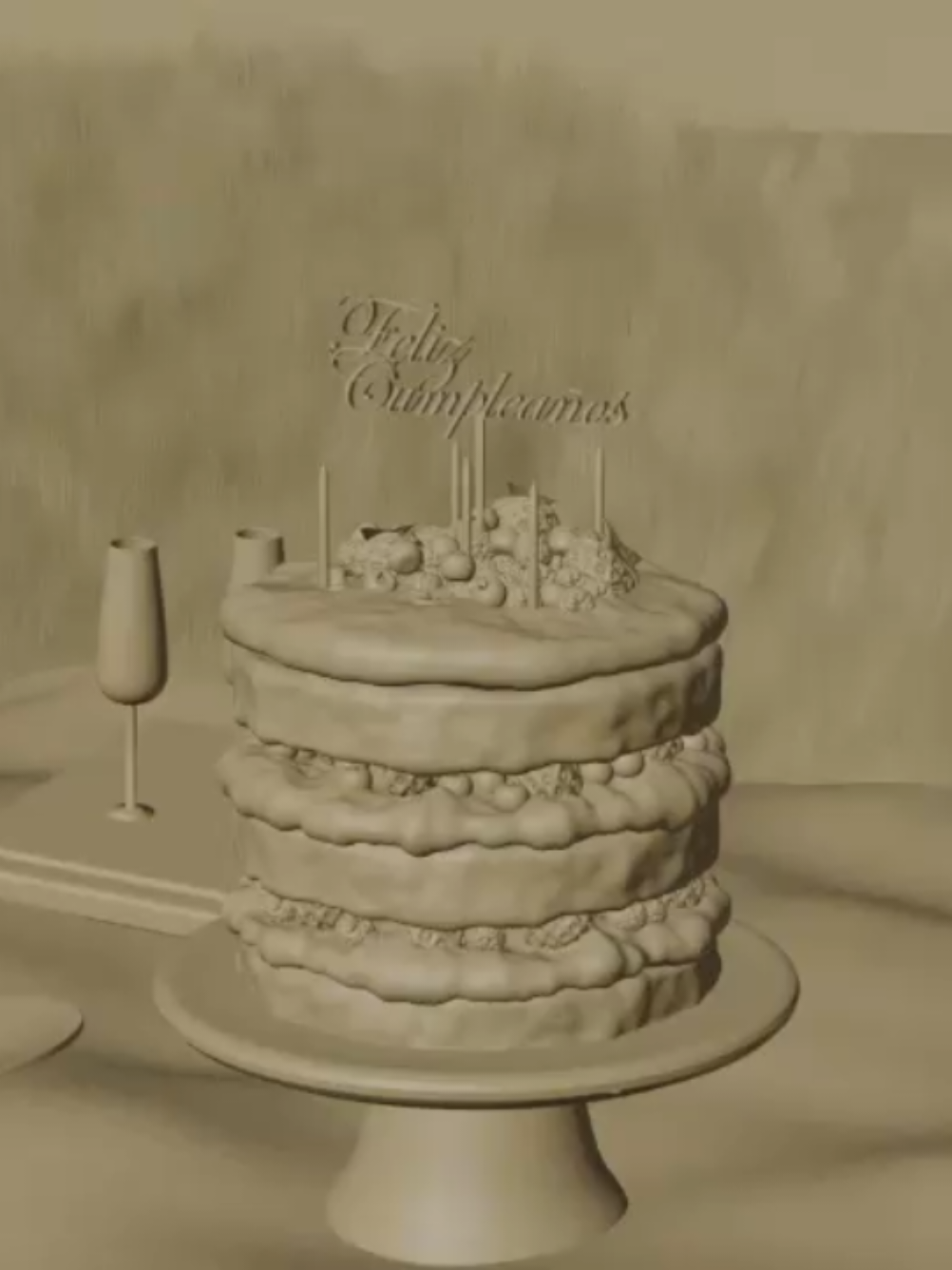 ❤️‍🩹#blender #3d #3dmodeling #birthday #3dart #3dblender #render 