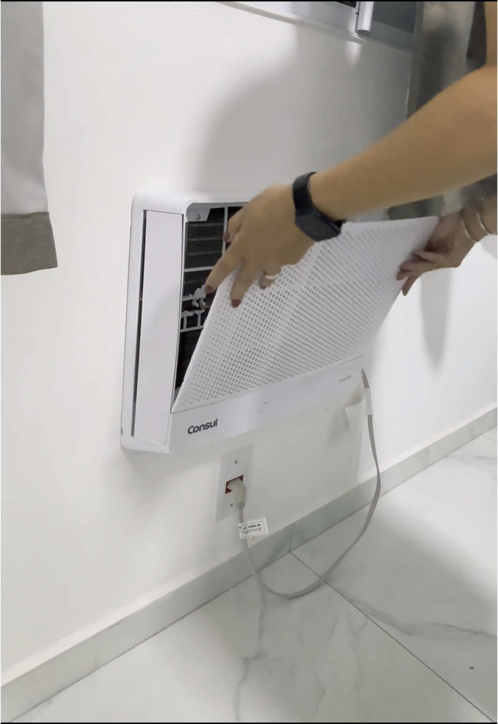 Limpeza ar condicionado janela cônsul inverter 🫧