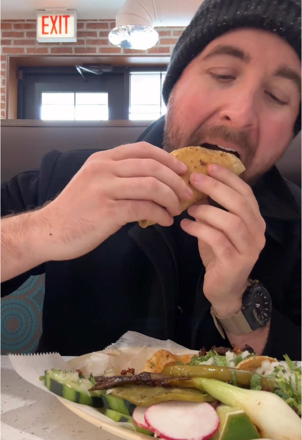 🌮🔥 Trompo in Action at Taqueria Maravatio!  Taqueria Maravatio just opened a brand-new location, and it’s bigger and better than ever—two kitchens, a patio, and plenty of space to enjoy incredible tacos! 🌮 What I ordered: 🔥 Al Pastor – Straight from the Trompo, packed with flavor. 🥩 Steak – Juicy, tender, and topped with cilantro & onion. 🌶️ Chorizo – Spicy, smoky, and absolutely delicious. Each plate comes with shaved radishes, grilled onions, and cactus (trust me, try the cactus!). Their house salsas bring the heat, and the love they put into their food shines through. 📍 Taqueria Maravatio – Chicago 💬 What’s your go-to taco order? Let’s talk tacos below! #TaqueriaMaravatio #ChicagoTacos #TrompoTacos #AlPastorLover #MexicanFoodChicago #FoodieFinds #ChicagoEats #AuthenticFlavors #TacoTuesdayEveryday #ChicagoFoodScene 