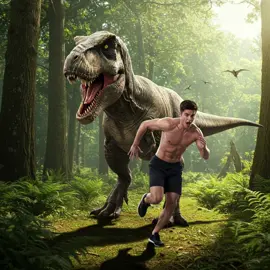 Human vs. Dinosaur #dinosaur #human #race #lol #funny #2funnyvideoclips #foryoupage #viral #trending #fyp 