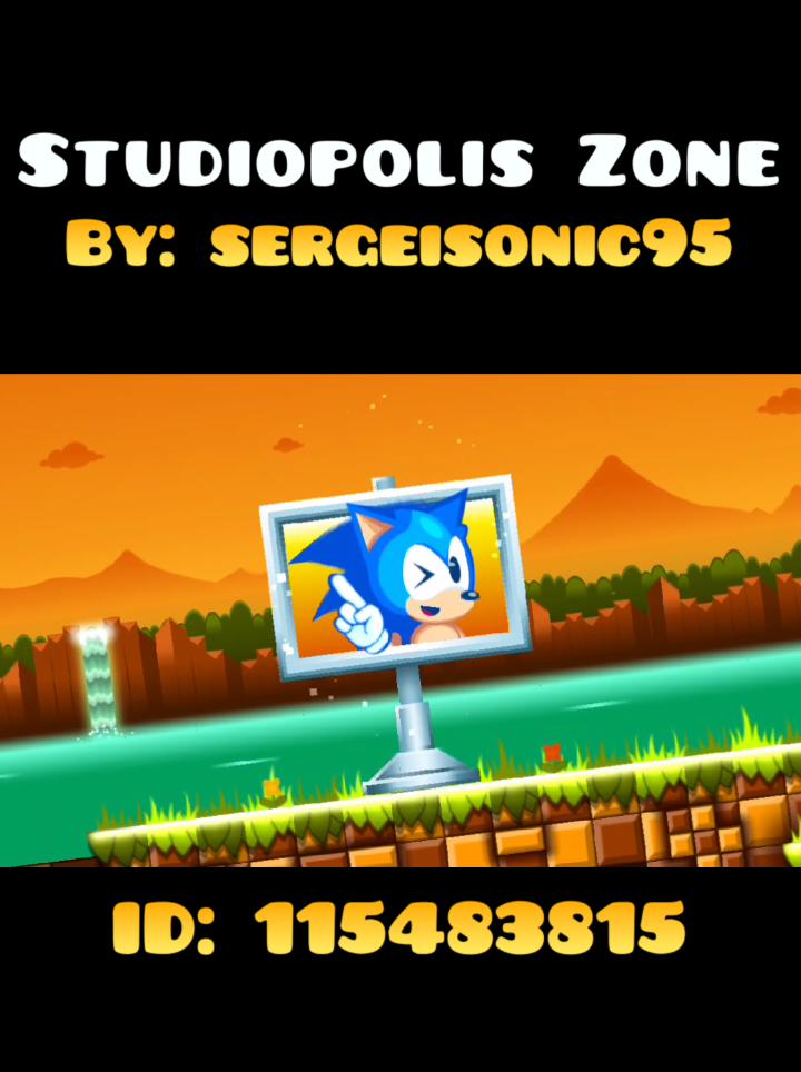 Studiopolis Zone es un nivelazooo🔥🔥 #geometrydash #geometrydashlevel #sonic #showcase 