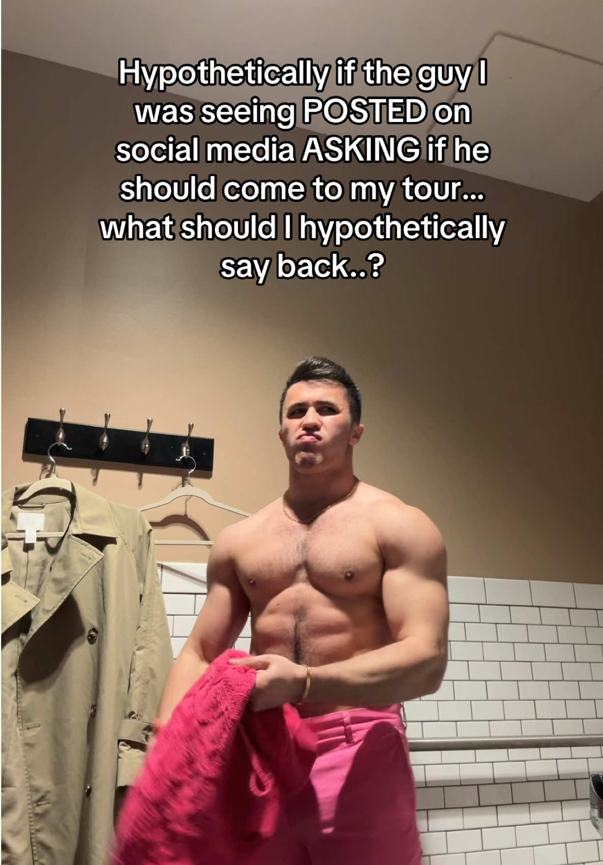 This feels a bit too fast?? Maybe?? No?? Also these are costumes for the show don’t worry #clubchristour #clubchris 