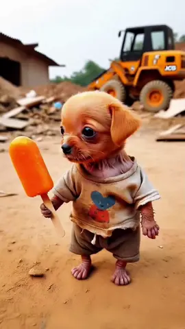 This Puppy Was made fun by friends because he had cheap ice cream || AI Story #CartoonForKids #Puppy  #AI #ForYouPage #illu #Everyone 