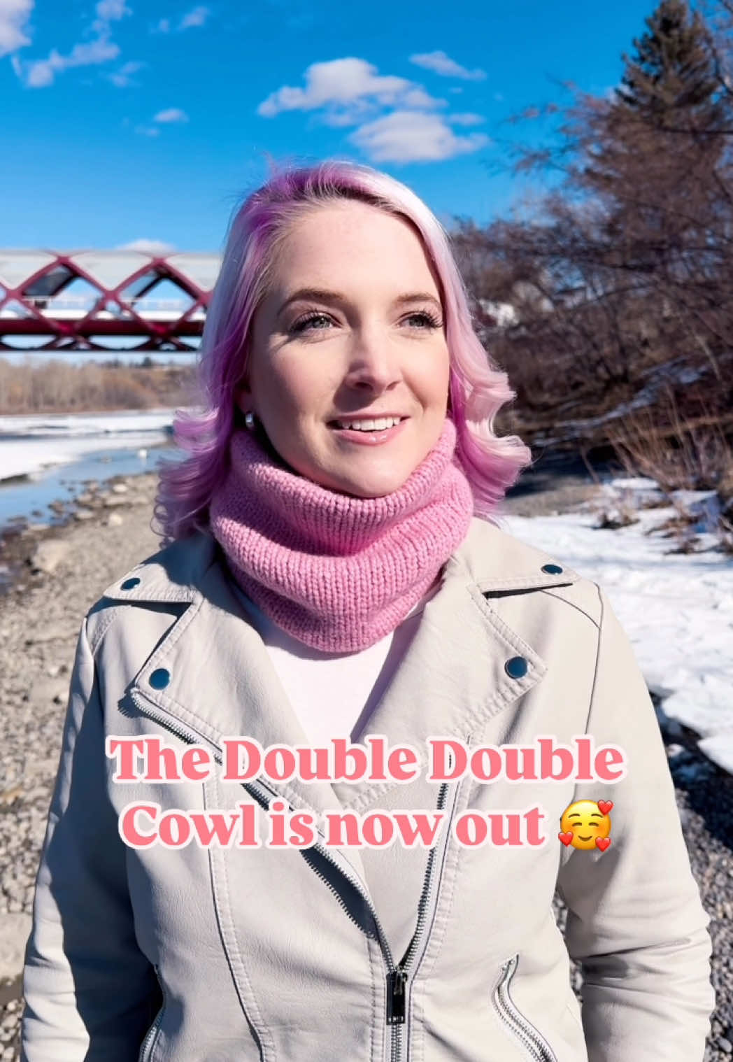 Introducing the Double Double Cowl! This is a sibling version to my #DoubleDoubleHeadband - with a snug fit, it won’t let any cold air slip in, especially against its doubled walls. Either scrunch it down, or slide it up on the cheeks for more protection.  Want both? Use the code “DOUBLE” when purchasing both and you’ll get the 2nd 50% off 🥰🥰🥰 Stay warm my friends 😘 . . . . #knitting #doublebrimcowl #cozycowl #yyc #yycwinters #alwaysknitting #knitknitknit