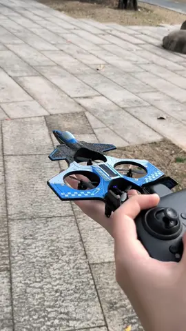 This fighter jet drone RC toy is pure excitement. 😎 Watch it soar through the sky. Perfect for gifting or just having a blast. #drone #rcjet #rcplane #kids #gifts #toys #toysforkids #outdoorfun #tiktokshopjumpstart #tiktokshopjumpstartsale 