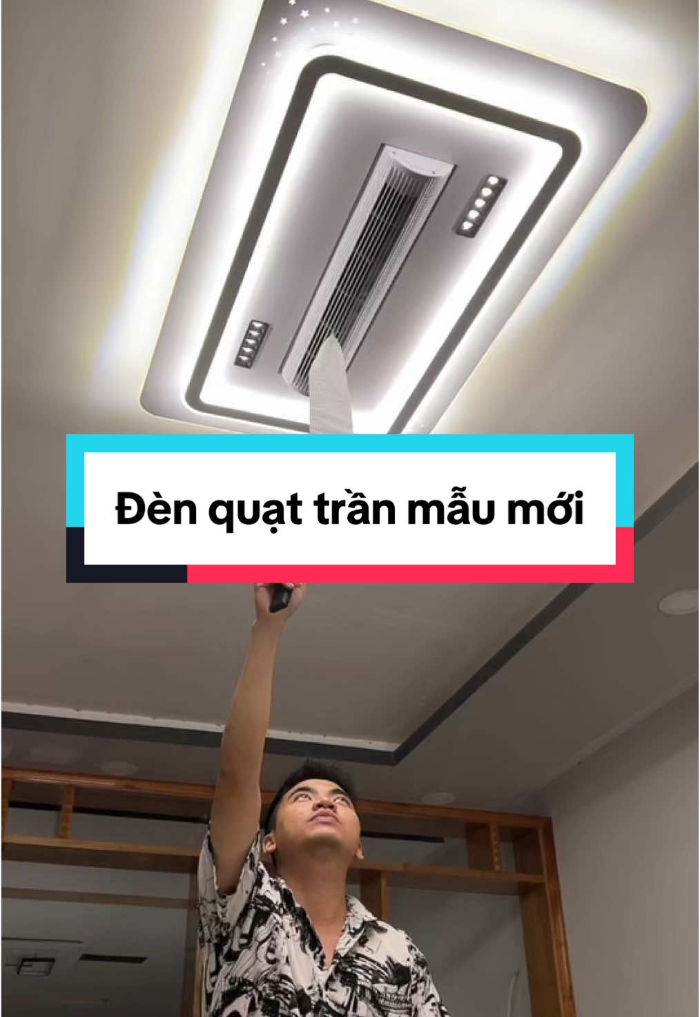 Đèn quạt trần không cánh mẫu mới 2025 #xuhuong #giadungthongminh #diviudotot #denquattran 
