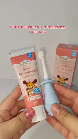 Toothbrush and toothpaste for baby 6 months and up!!  #toothbrushforbaby #freeshipping #babytoothbrush #kidstoothbrush #toothpasteforbaby #toothpasteforkids #oralcareforbaby #oralcare 
