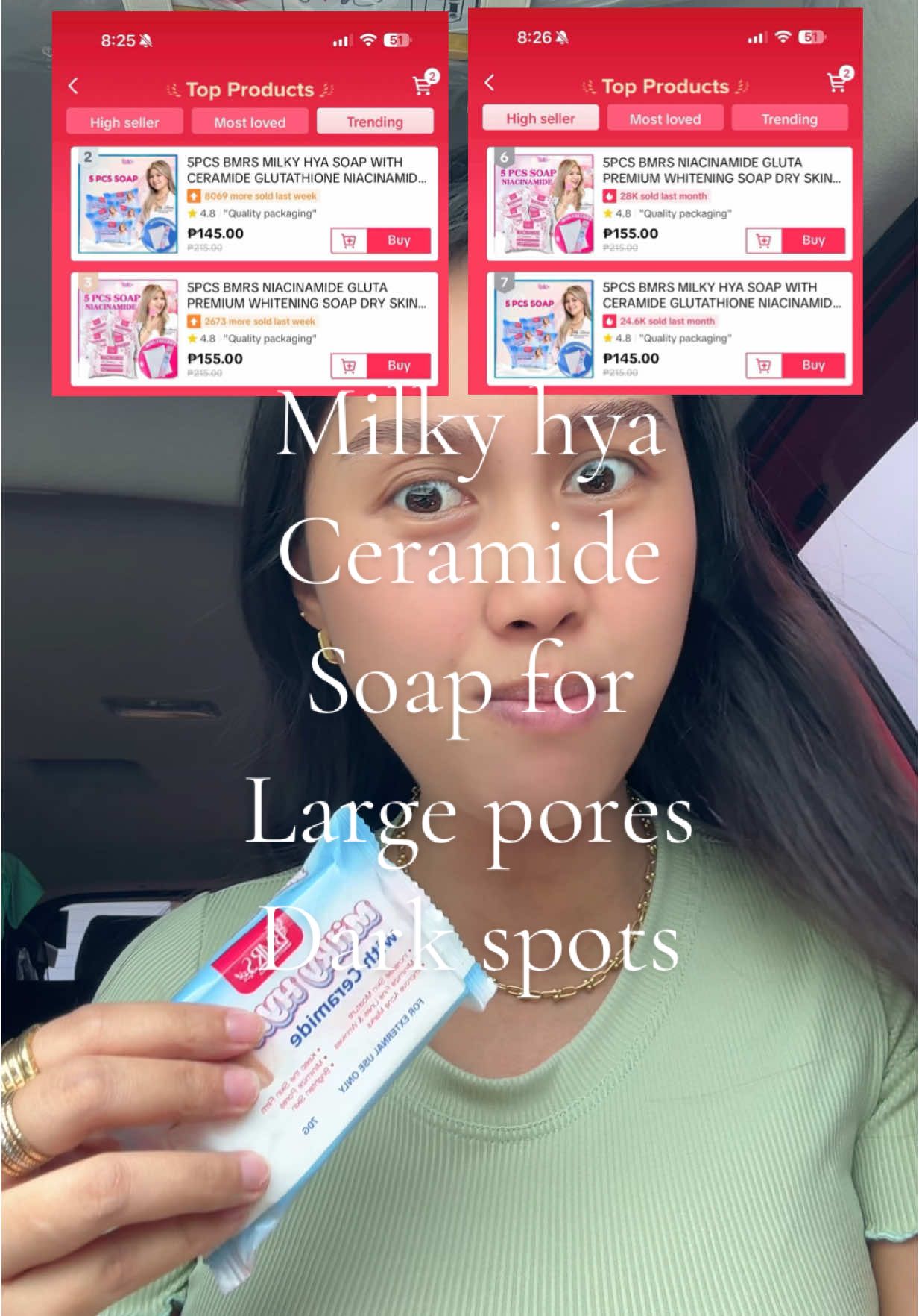 GATAS NA SABON pwede sa 7yrs old #whiteningsoap #milkyhya #ceramide #bmrsmilkyhyawithceramide #bmrsbeautyessentials✨ 