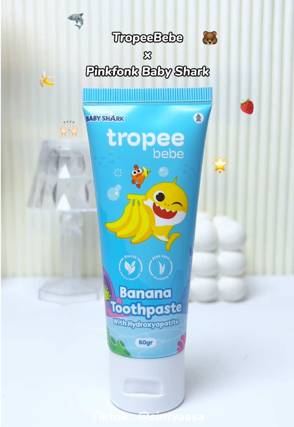 Pake pasta gigi ini bikin anakku anteng kalo sikat gigi😄 yuk cobain juga pasta gigi dari @tropeebebe 🐻🤎 #tropeebebe #toothpaste #pastagigi #pastagigianak 