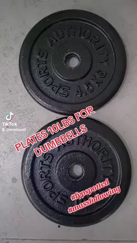 PLATES 10LBS FOR DUMBBELLS #creatorsearchinsights  #cretorsightinsight  #insightcreatorsearch  #contentcreator  #massfollowing  #fypspotted #fypage  #videoviral #tiktok  #CapCut #hashtag  #fyp #gym #equiment  #gymmotivation #GymTok 