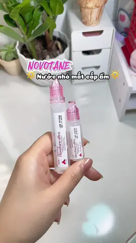 Riview nước nhỏ mắt nhân tạo cấp bà dưỡng ẩm mắt #unboxcunghip #novotane #nuocnhomat #nuocmatnhantao #nhomatlens #chamsocmat #muataitiktokshop #salegiuathang 