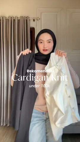 checkout 2 cardigan langsung ternyata cakep semua padahal murah 🥰 #cardiganknit #knitwear #cardiganoutfit #outfitideas #oufitinspo #rekomendasicardigan 