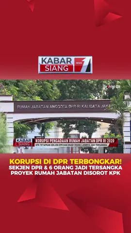 Komisi Pemberantasan Korupsi (KPK) menetapkan Sekjen DPR RI, Indra Iskandar, bersama enam tersangka lainnya dalam kasus dugaan korupsi pengadaan sarana kelengkapan rumah jabatan anggota DPR RI tahun anggaran 2020. 📌 Fakta utama: ✅ Indra Iskandar ditetapkan sebagai tersangka utama. ✅ Dugaan korupsi terkait pengadaan sarana rumah jabatan DPR. ✅ Proyek ini masuk dalam audit KPK karena indikasi penyimpangan anggaran. ✅ KPK masih menelusuri potensi keterlibatan pihak lain dalam skandal ini. 💰 Korupsi anggaran publik kembali mencoreng lembaga legislatif! Akankah kasus ini terbongkar lebih luas? 📡 Pantau terus tvOne untuk perkembangan lebih lanjut! #KorupsiDPR #KPK #ProyekJabatan #Hukum #KabarTvOne