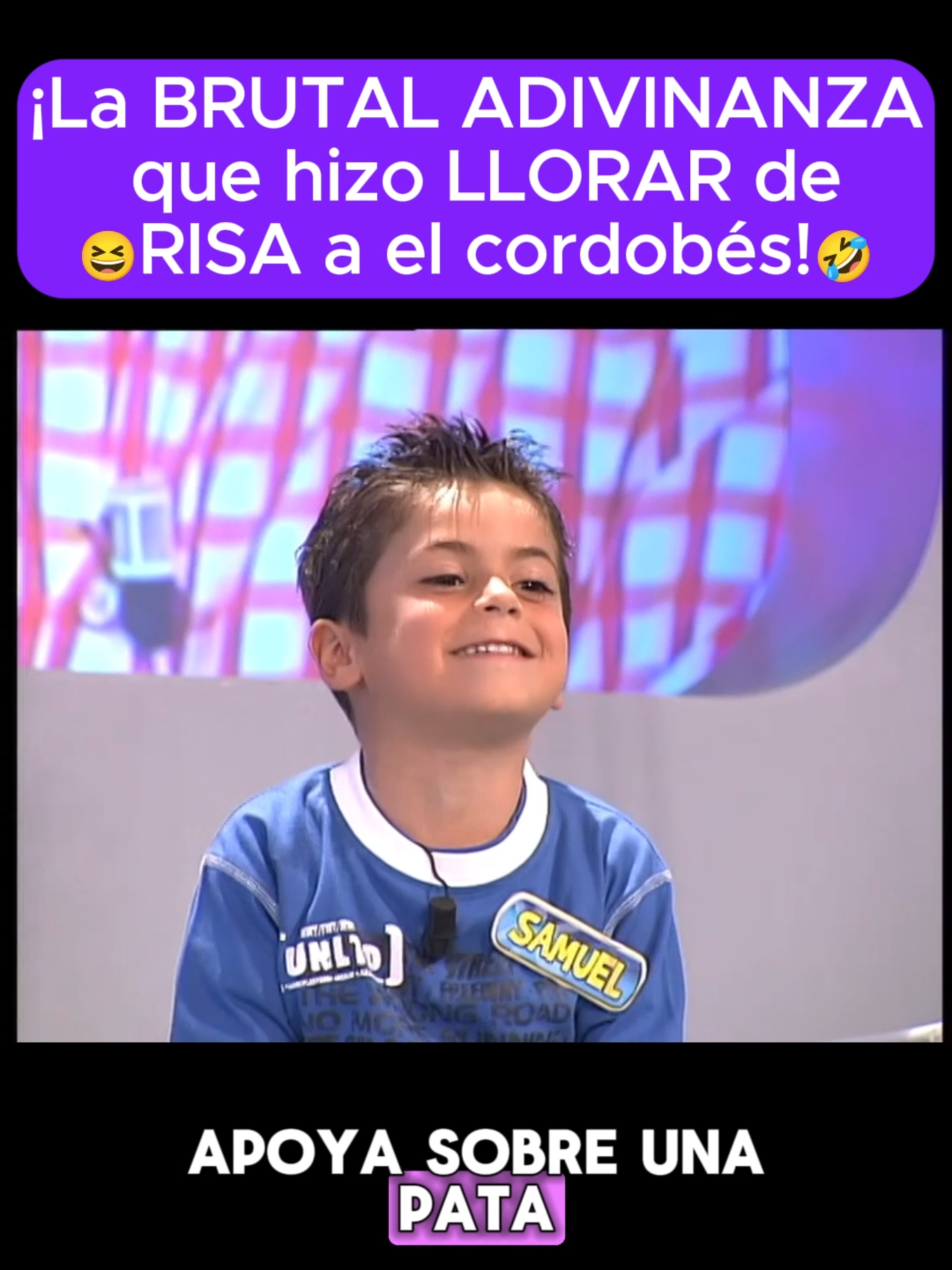 🤣Samuel nos cuenta una ADIVINANZA tan loca que hizo llorar de risa a 