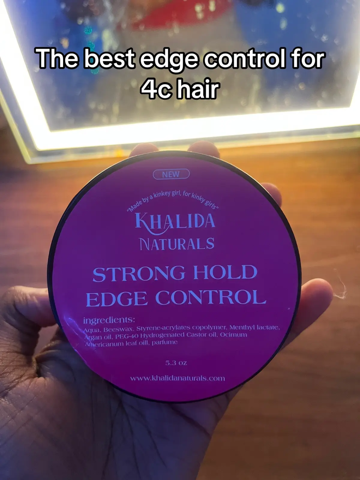 I also used this to hold up my hair it works very well you should consider buying this edge control it works really well #edgecontrol #edges #hair #hairtok #fypシ #creatorsearchinsights  #tiktokshop 