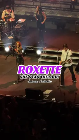 ✨⭐️ ROXETTE ⭐️✨ performing ‘She’s Got the Look’ live in Sydney, Australia 💖 @Roxette  #Roxette #livemusic #shesgotthelook 