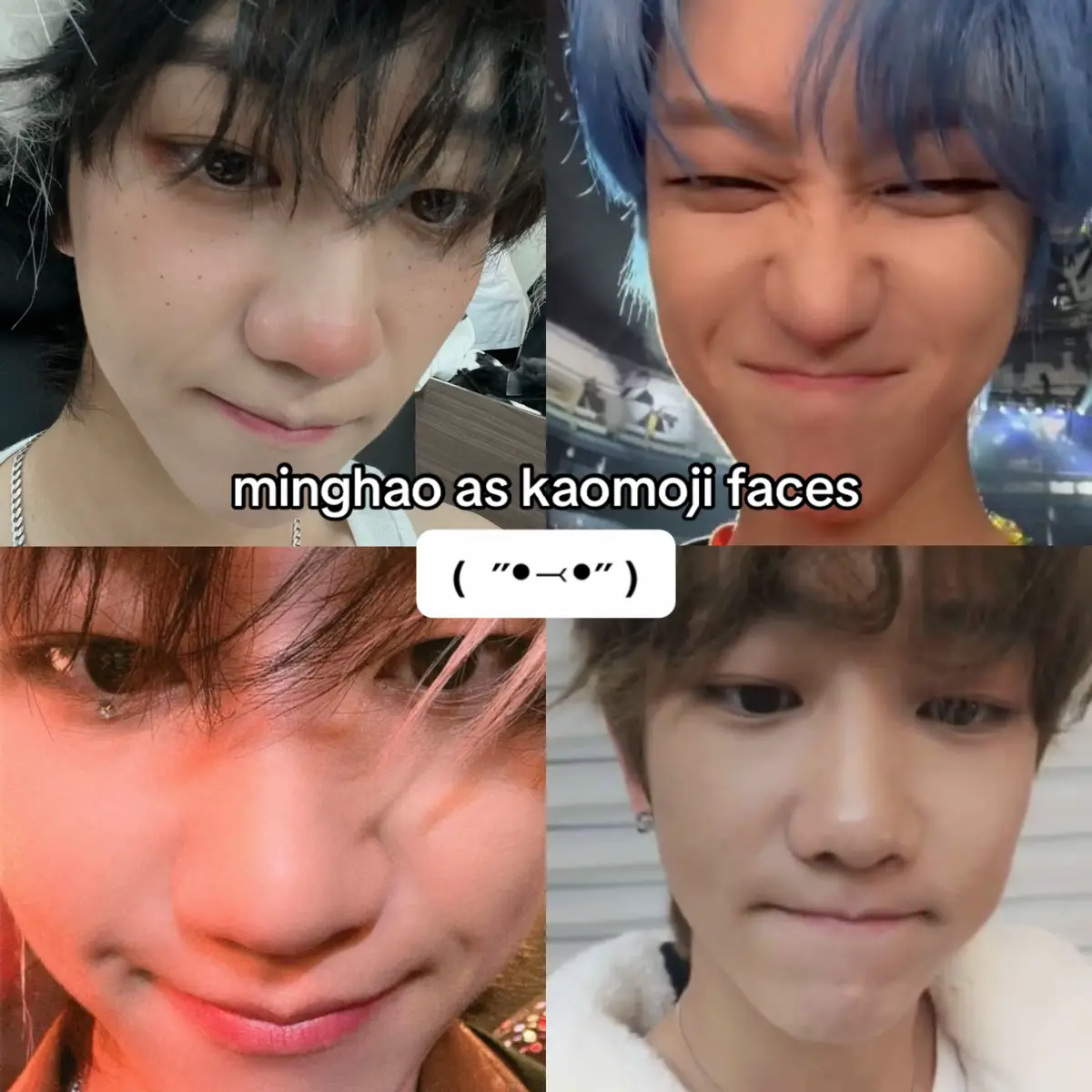 minghao as cute kaomoji faces💓  #xuminghao #minghao #myungho #the8 #seventeen #svt #kpop #kpopfyp #kaomoji #carat #cutecore #kawaii 