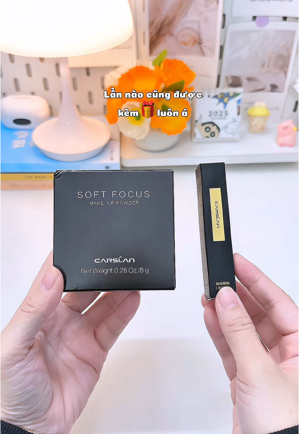 Phấn phủ bột Carslan siêu kiềm dầu❣️#phanphu #phanphukiemdau #phanphubot #phanphucarslan #carslan #makeup #review #xuhuong 