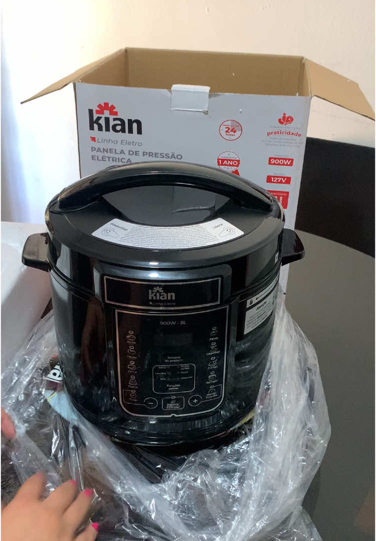 Unboxing da minha panela de pressão elétrica 😍🛍️ . . . . . #paneladepressao #paneladepressaoeletrica #abrindocomprinhas #unboxingvideo 