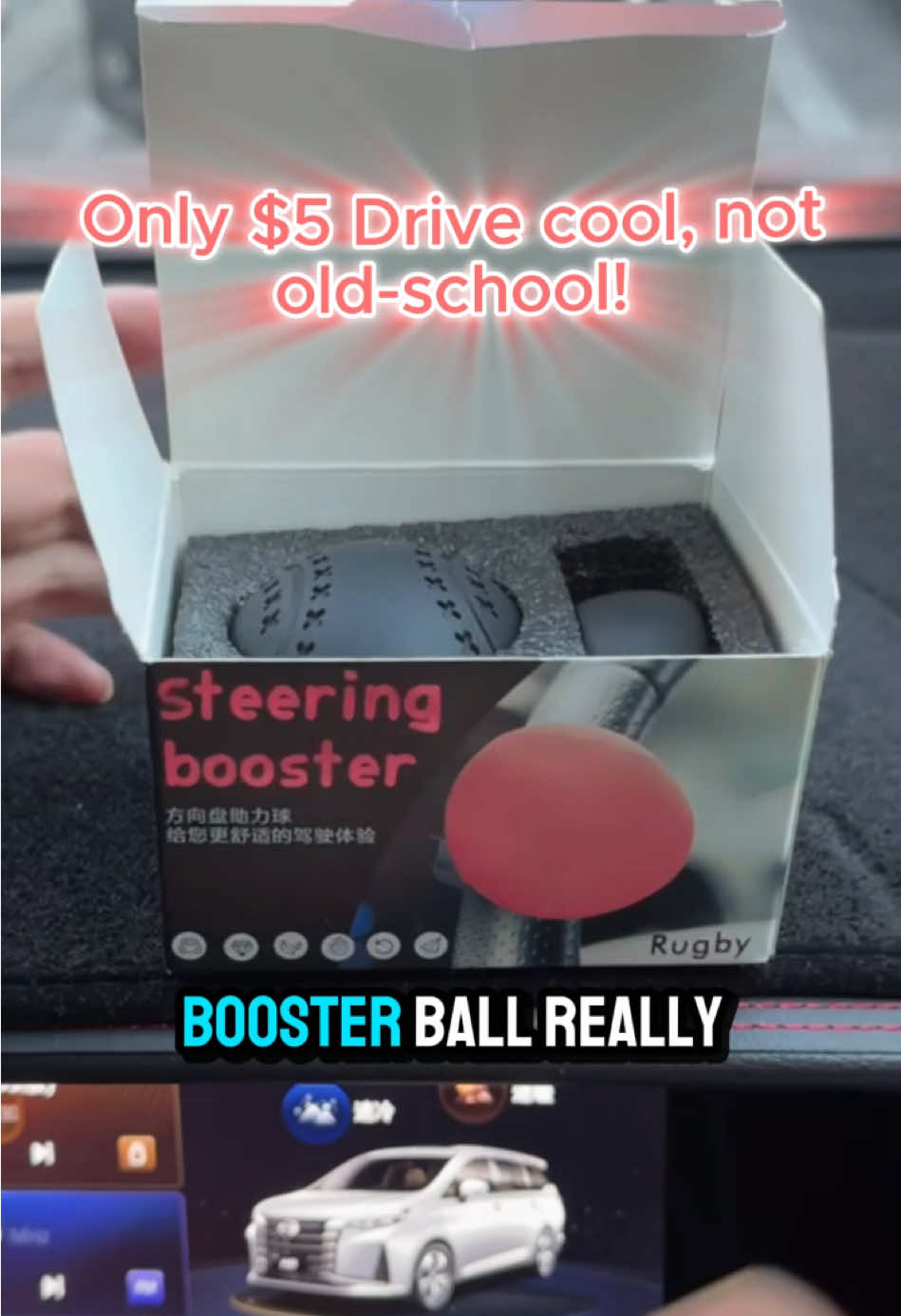 This new generation steering wheel booster knobs only $5! 🛻🚗 Drive cool!Perfect for cars, trucks, boats, and tractors. 💪#fyp#foryoupage #car #carsoftiktok #caraccessories #truckaccessories #SteeringWheelKnob #DriveInStyle #TrucksAndCars #BoatLife #AutoGear #MustHave #SmoothDrive #EasyDrive