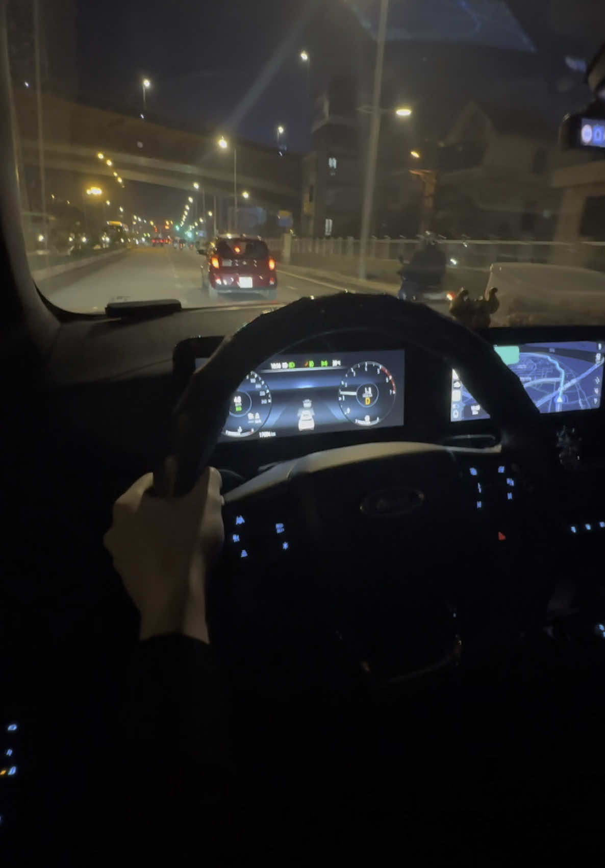 ĐƯỜNG ĐÊ AN DƯƠNG VƯƠNG GIỜ TAN TẦM #carvlog #viral #foryou #xuhuong #hanoi #fordterritory #laixe 