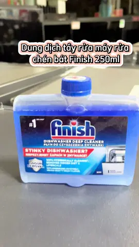 Dung dịch tẩy rửa máy rửa chén bát Finish 250ml #xuhuong #dungdichtayruamayruabat 