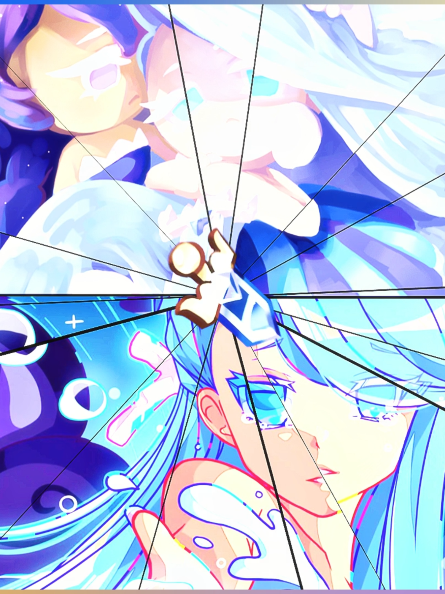 head sea fairy stan since June 22, 2021 stop playing on her name #cookierunkingdom #crk #crkedit #seafairycookie #bluethdragon