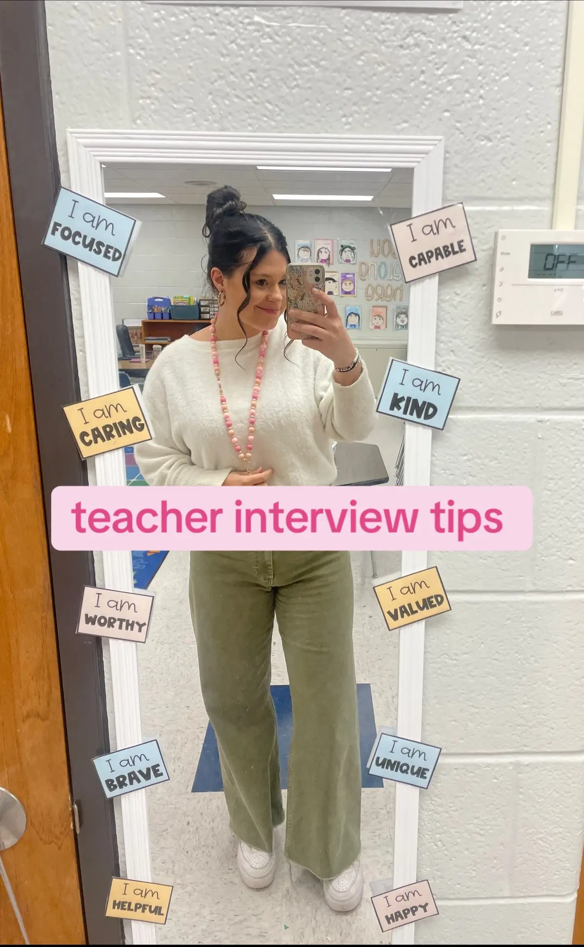 Are you anxious about your upcoming teacher interview? Here’s some simple tips to help you be successful! #teacher #teachersoftiktok #teacherinterview #teacherinterviewtips #studentteacher #studentteachertips 