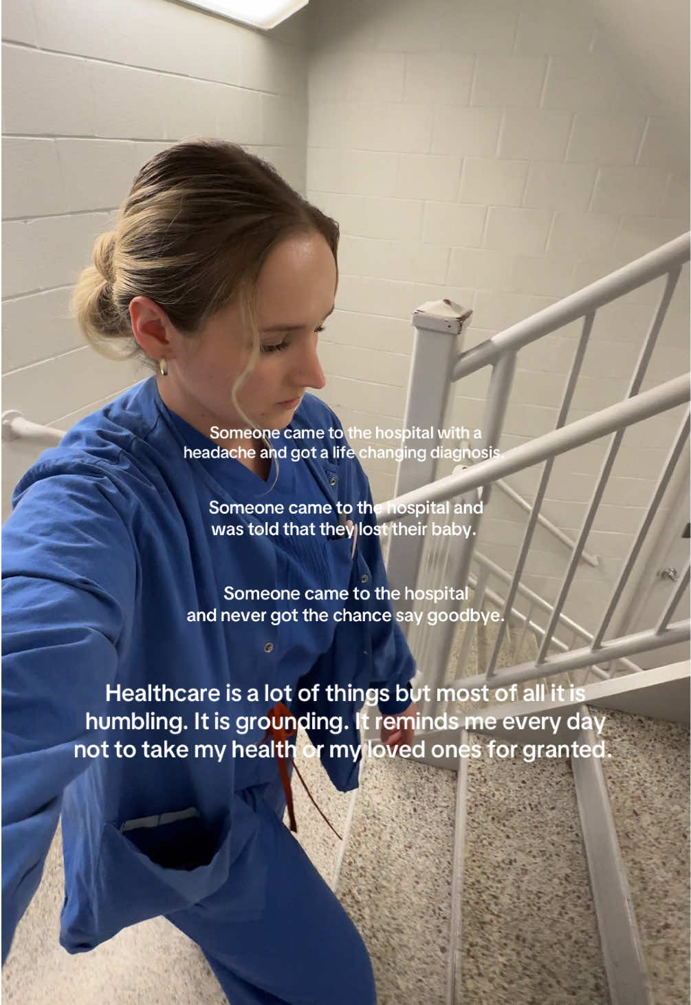 Today was a heavy day. Life is not guaranteed but a gift. No day is easy but every day I am grateful for the position I am in to help others and for the small part I get to play in someones story. #nurse #nursing #nursingpositivity #nursesoftiktok #healthcareworker 