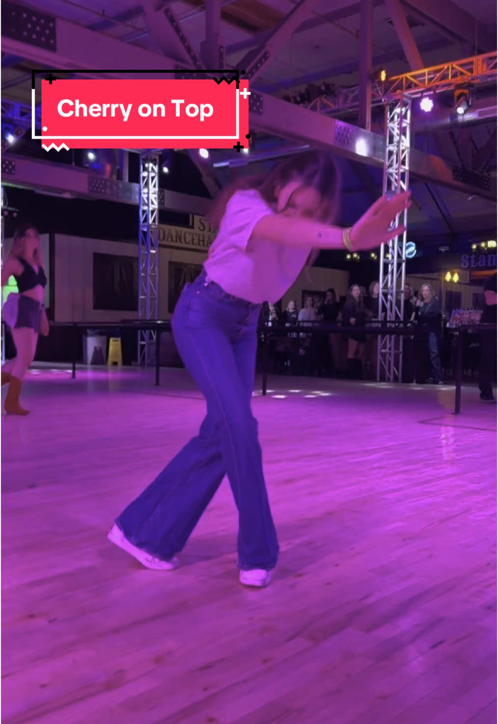 legitimately only learned this one ages ago because i liked the shimmy part 🤧 🧠: Cherry on Top - Debbie Rushton, Guillaume Richard, & Darren Bailey 🎶: Gimme Gimme - Johnny Stimson 📍: @Temecula Stampede  🎥: @Kyra  #linedancing #linedance #linedancer #linedancers #dancer #dance #gimmegimme #fyp #linedancersoftiktok #linedances #dancersoftiktok #cherryontop 