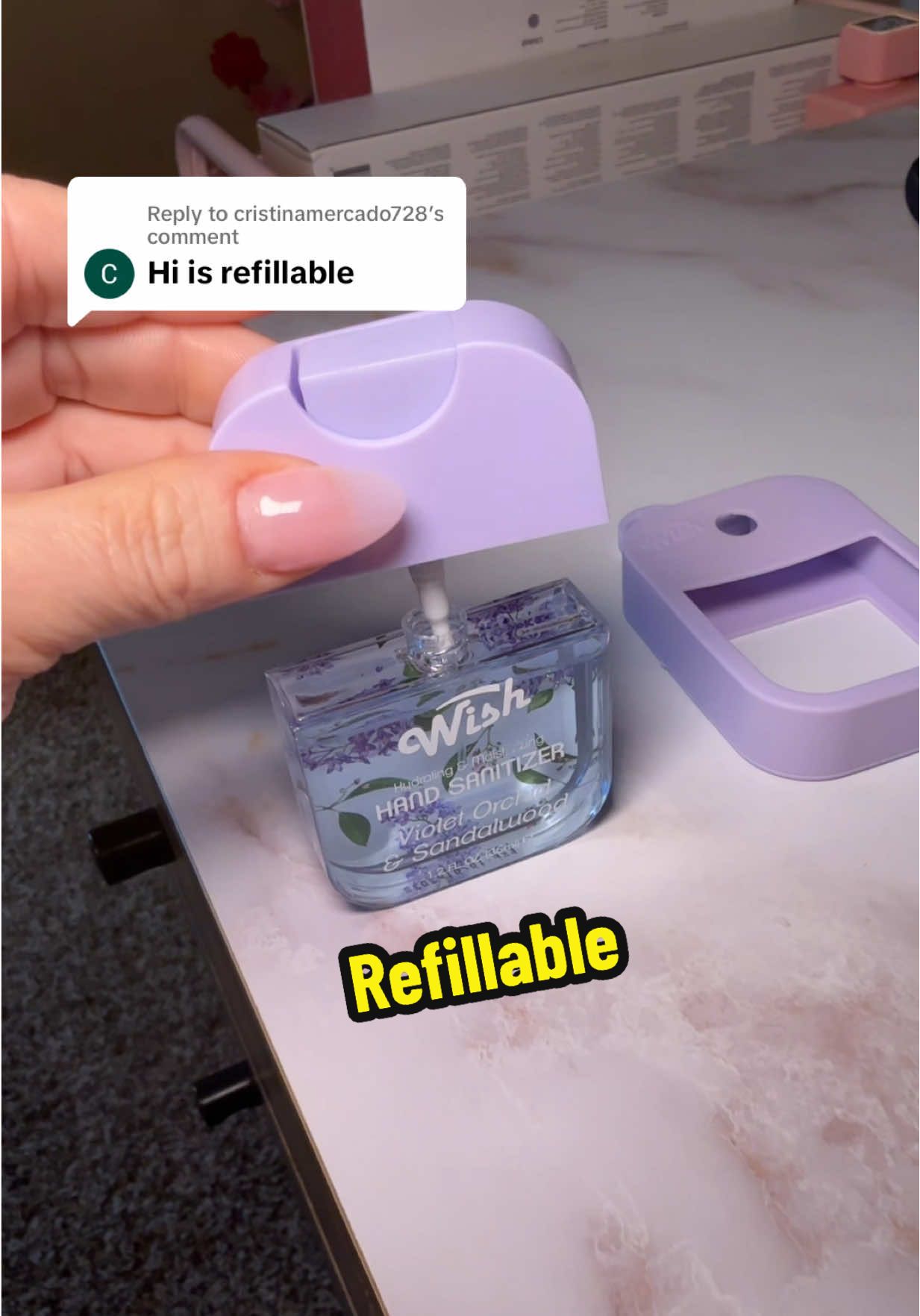 Replying to @cristinamercado728 Yeah, and I’m impressed 🤣 #sprayhandsanitizer #handsanitizer #handsanitizerspray #wishhandsanitizer #sanitizer 