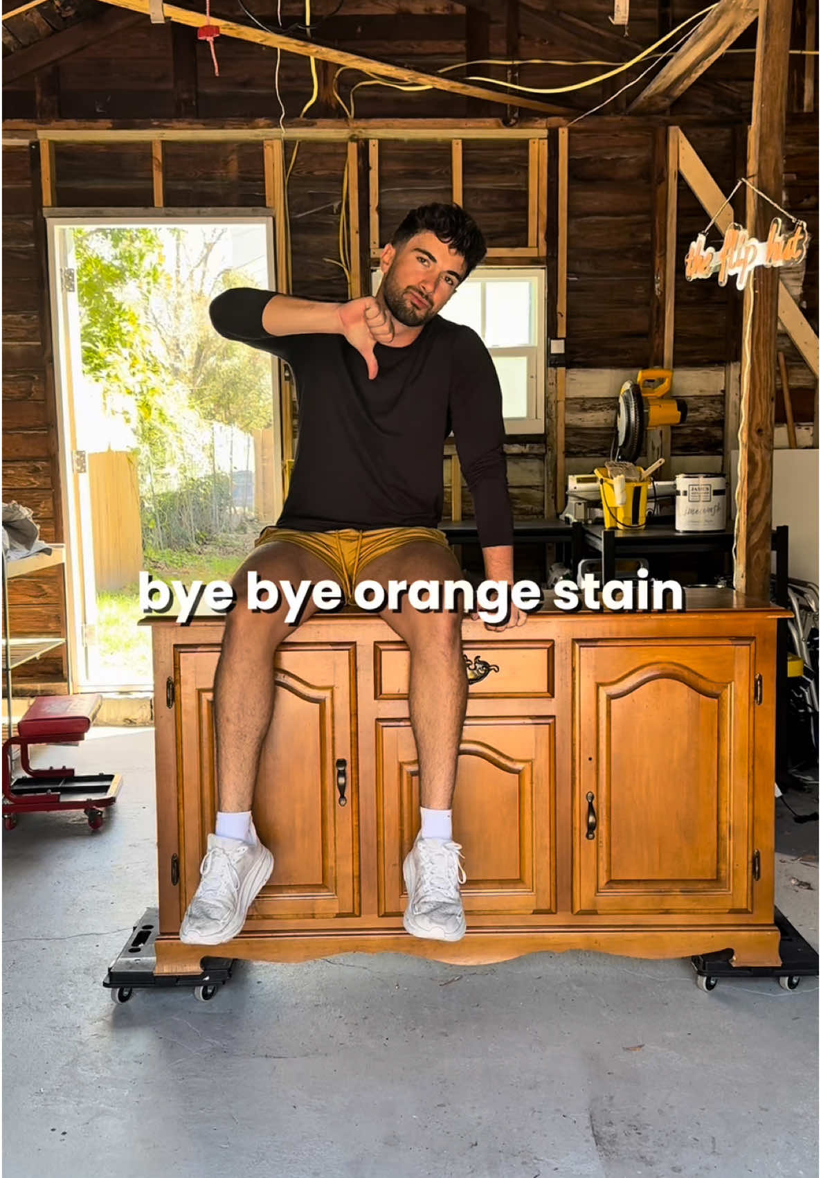 Orange is the new NOTHING because orange stained furniture needs to be left in the past 🍊 I came across this dresser at Goodwill for $35 and knew the bones were good, it just needed to be saved from the 1900s ⏳ The old stain came off with ease using my carbide scraper, then I did some detail work with an orbital sander and some acetone to get any leftover residue removed 🛠️ I wanted to keep the lighter look so I just used a quick paint wash and sealed it with polyurethane. The old hardware cleaned up great but I am not totally sure if they match the vibe of the new wood color 🪵 Let me know what you think, should I keep the original hardware or replace it? 🤔 • • • • • #furnitureflip #furnituremakeover #paintedfurniture #upcycledfurniture #furniture #furniturerestoration #upcycle #furnitureartist #hoemdecor #furnituredesign #diyproject #refinishedfurniture #vintagefurnitureflip #vintage #chalkpainting #interiordecor #chalkpaintedfurniture #beforeandafter #furniturepainter #refurbishedfurniture #handpaintedfurniture #upcycled #upcycling #fusionmineralpaint #diyhimedecor #handpainted #paintedfurniturelove #furnitureflipper #restoredfurniture #furniturepaint 